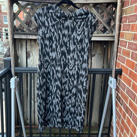 Calvin Klein Ikat Ponte Dress 16 NWOT - Picture 1 of 8